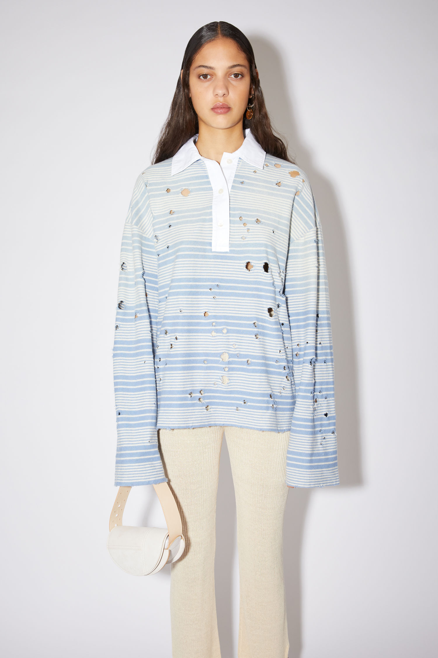 Acne Studios - Striped polo shirt 