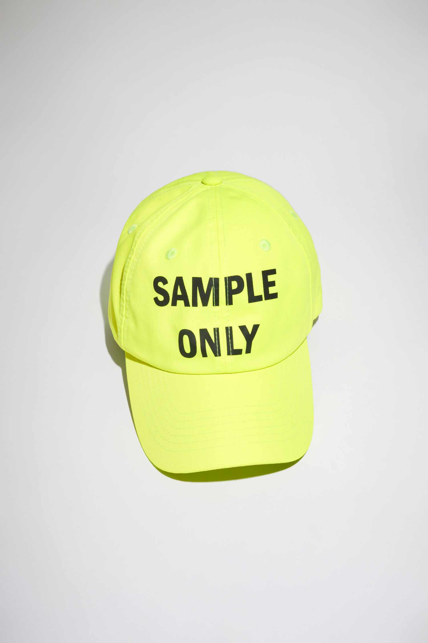 Cotton baseball cap - Neon yellow