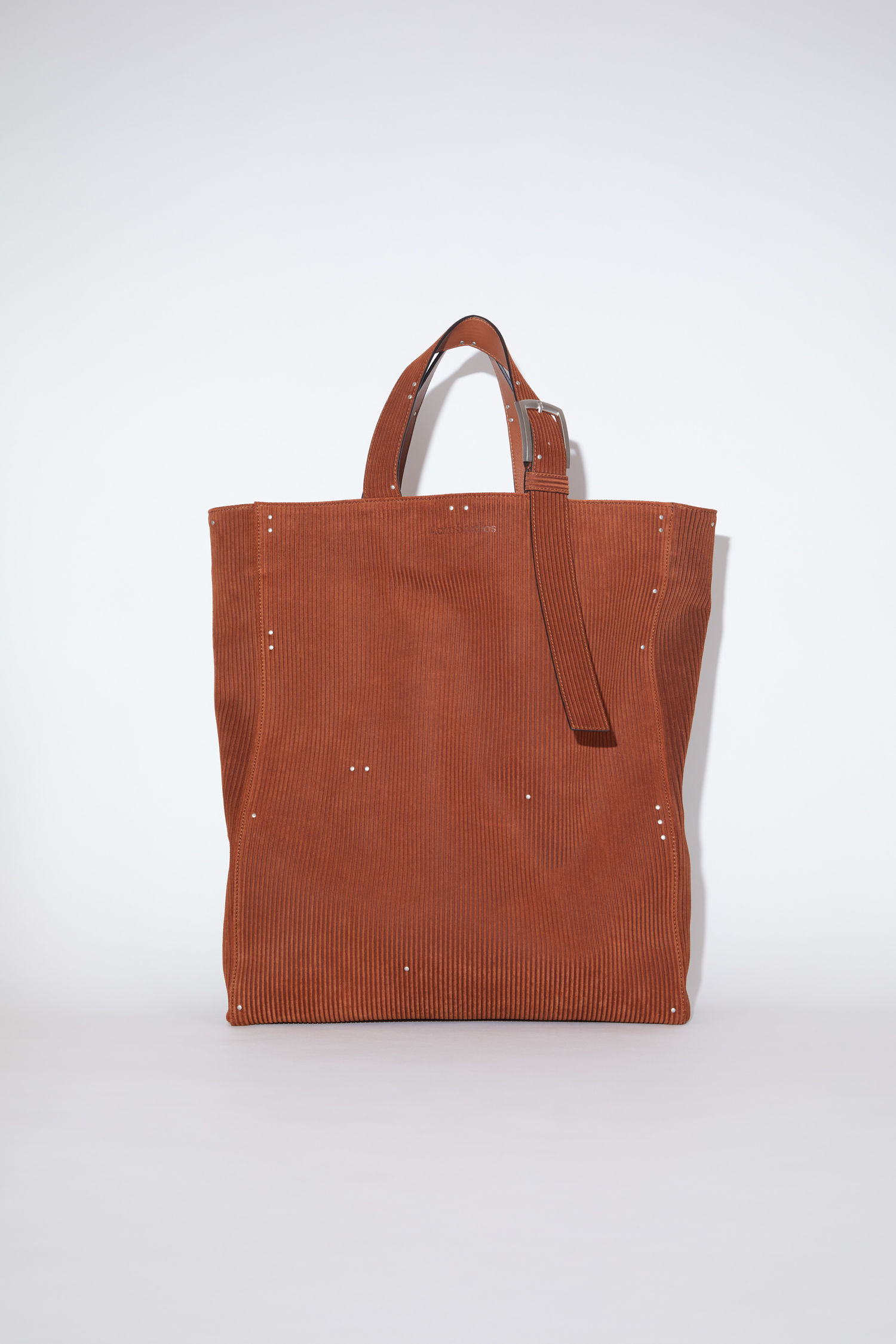 studded leather tote