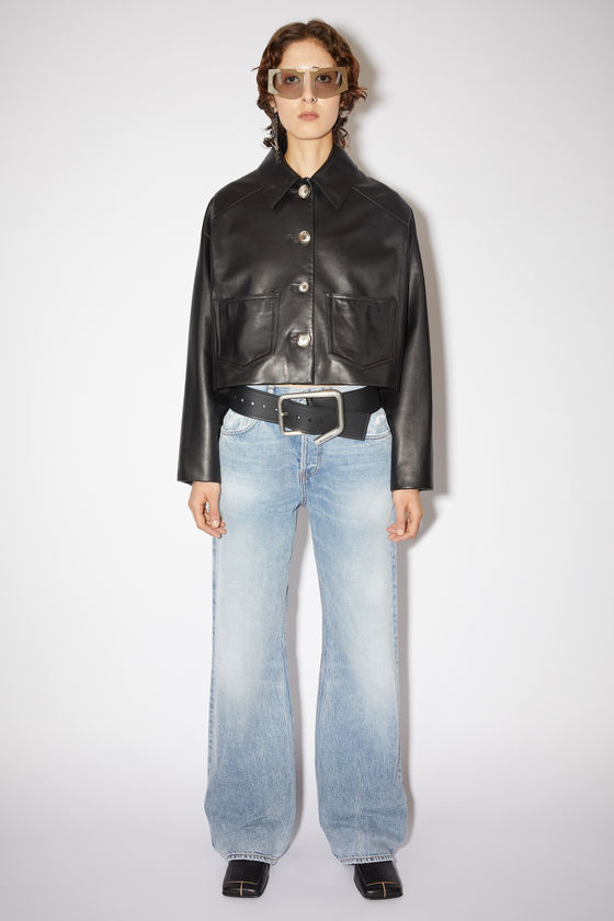 acne studios leather jacket sizing