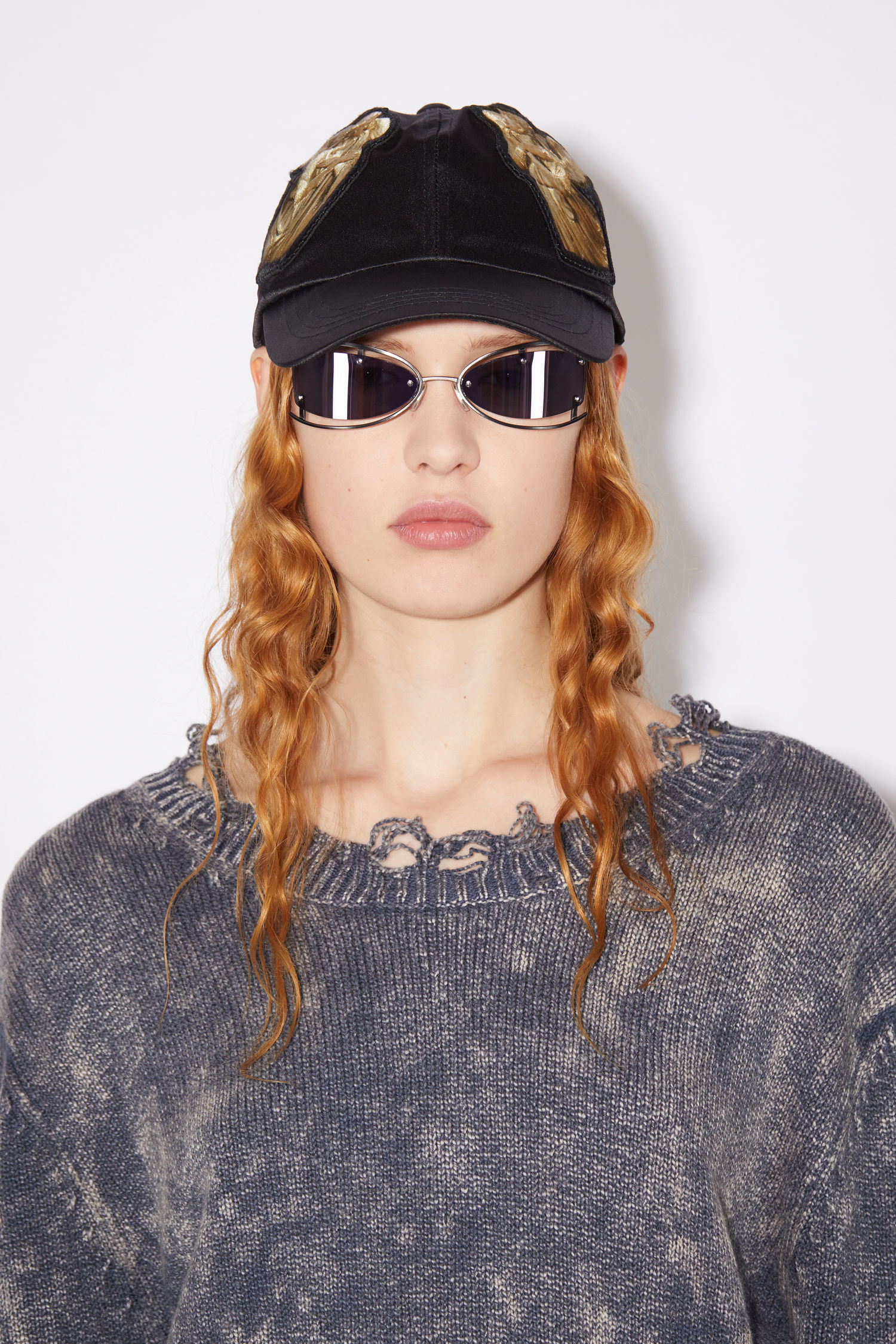 Acne Studios - Statue baseball hat - Black