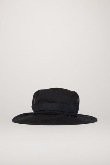 Acne Studios Logo Plaque Bucket Hat Acne Studios Men S Hats
