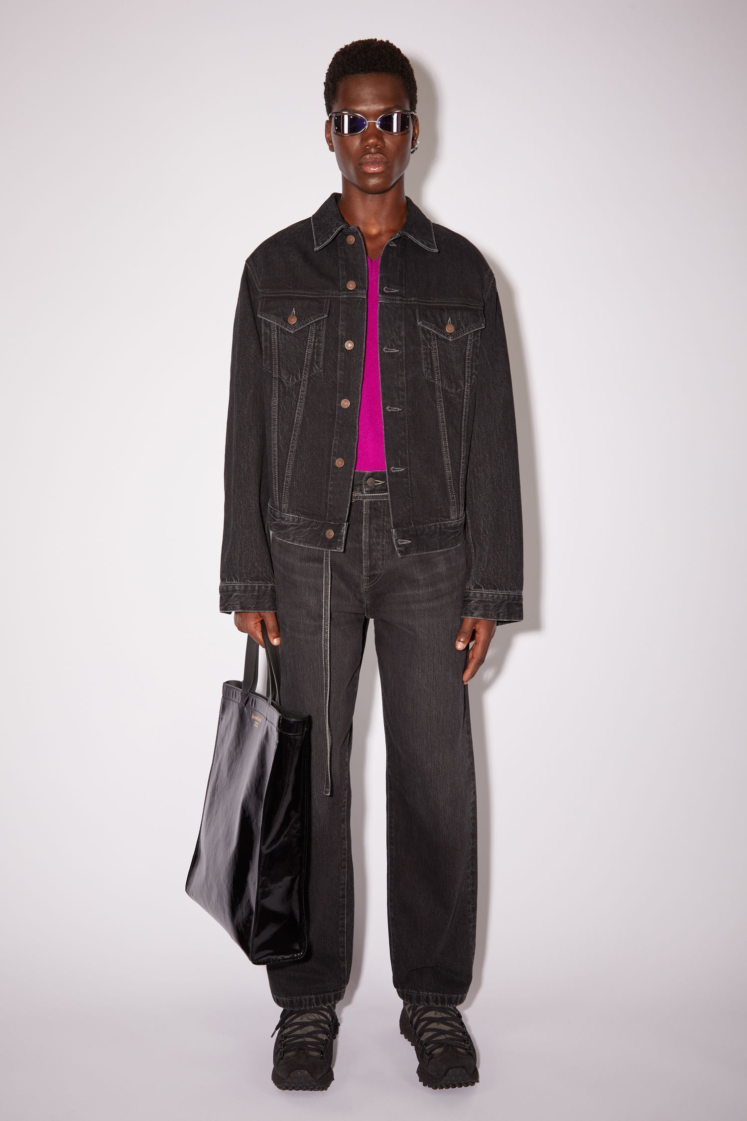 Acne Studios - Vintage denim jacket - Black