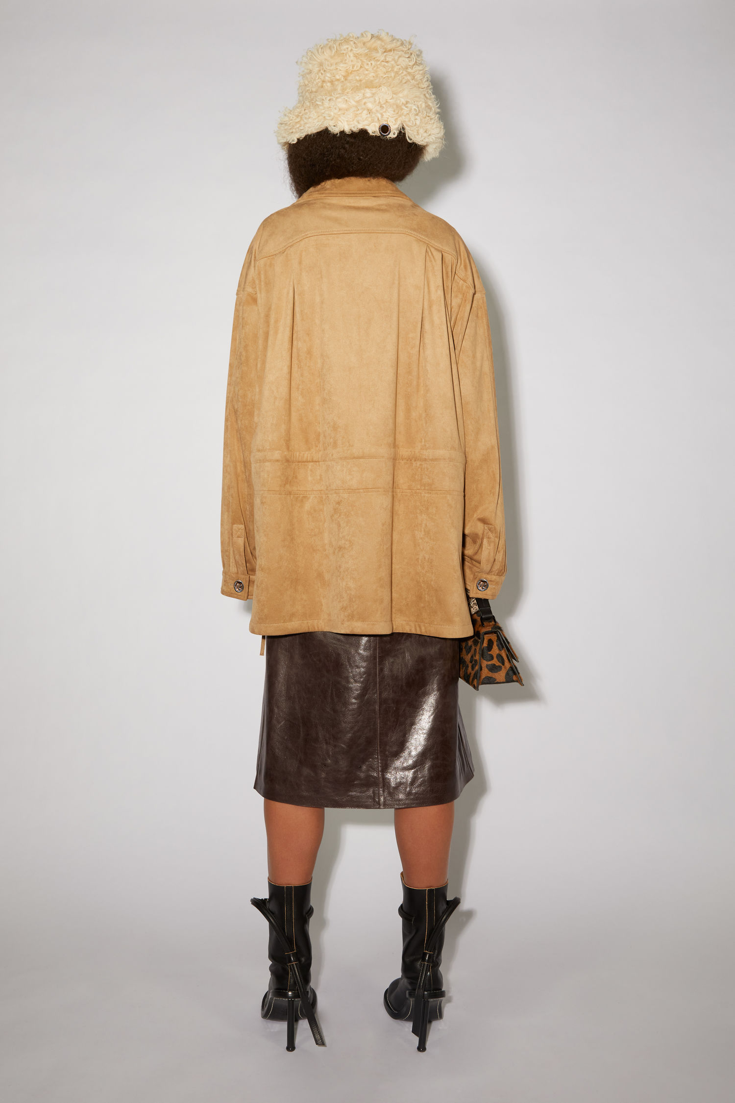 light suede jacket