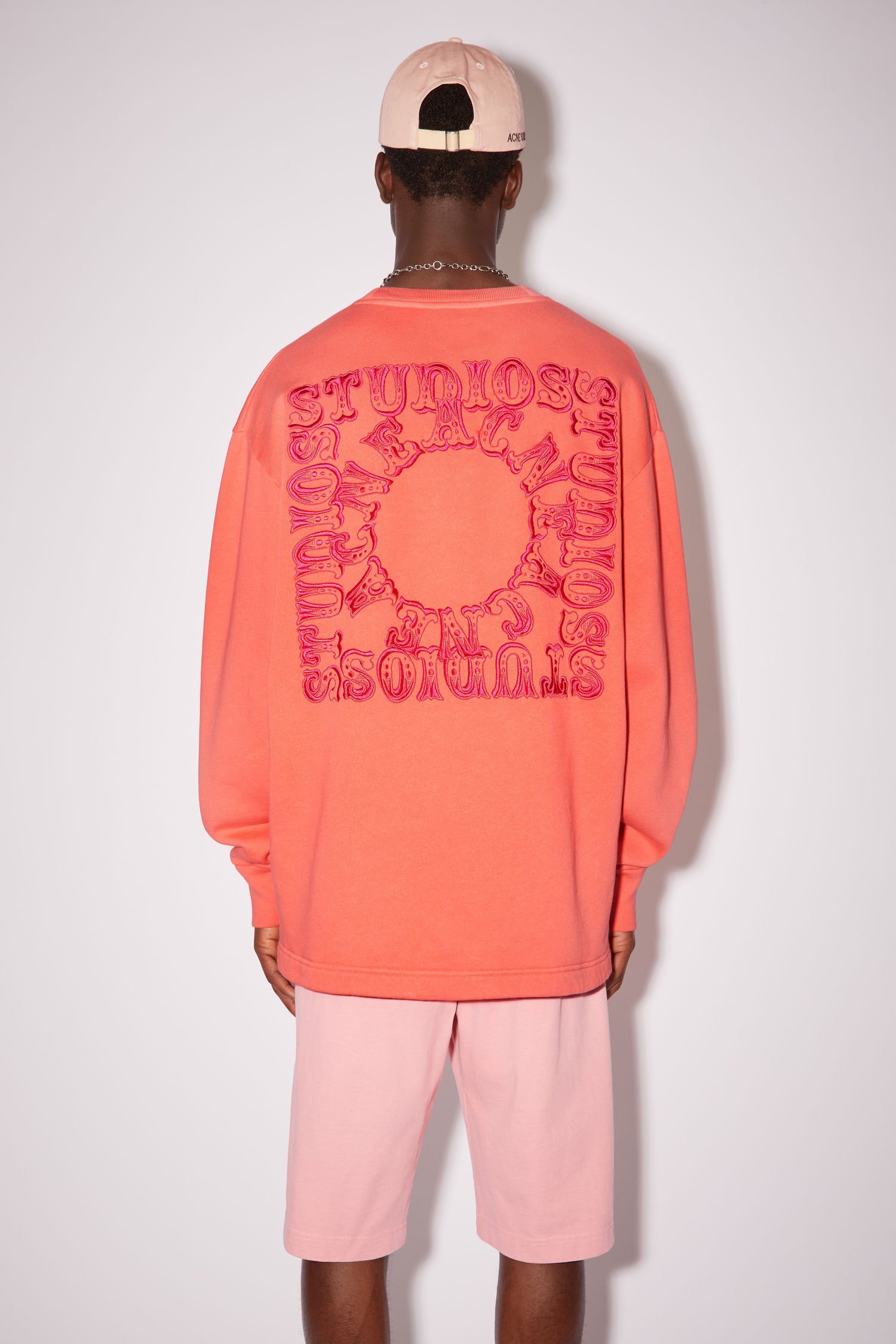salmon crewneck