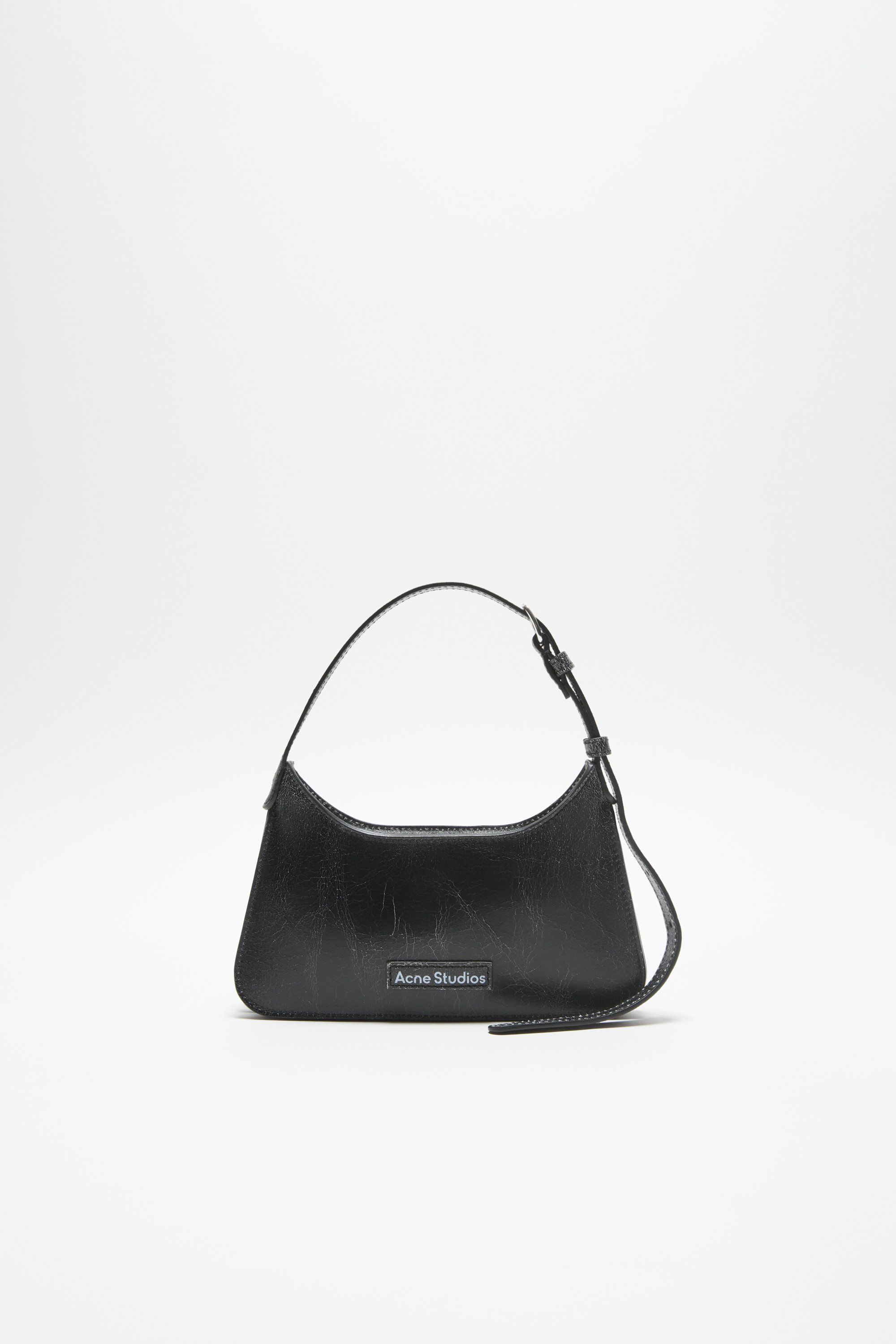 Shop Acne Studios Platt Micro Shoulder Bag In Black