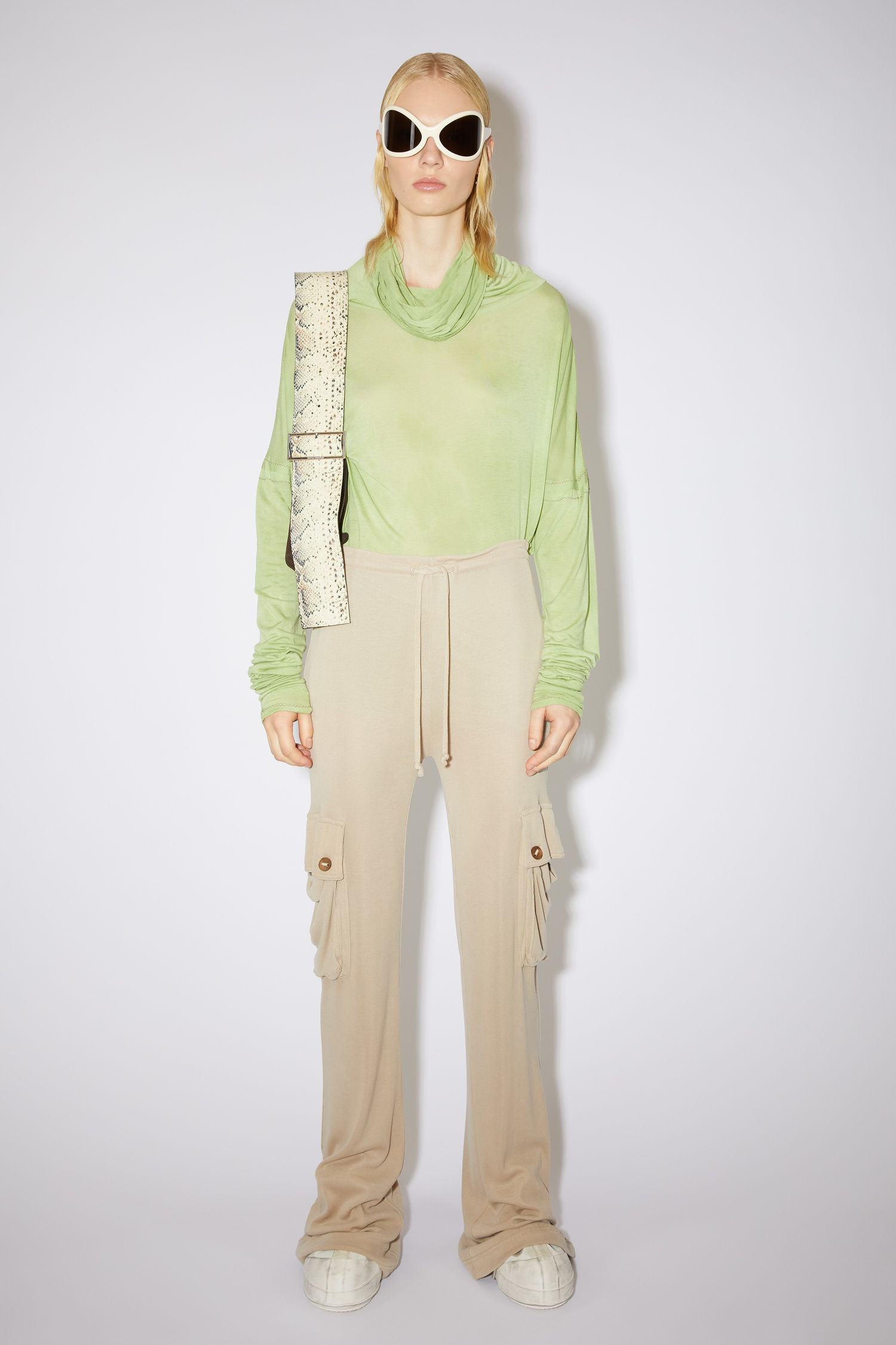 Acne Studios - Wide leg trousers - Beige