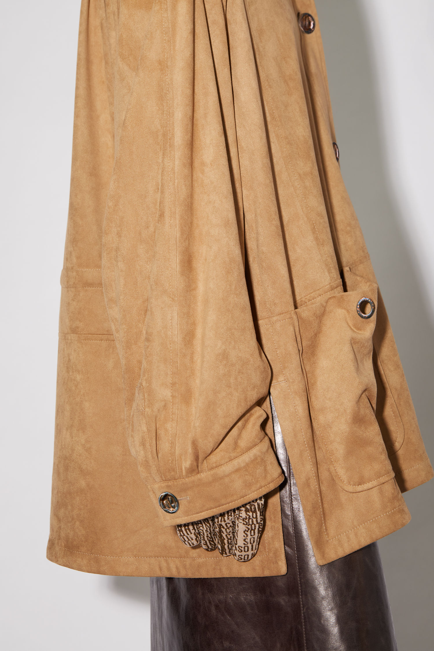 light suede jacket