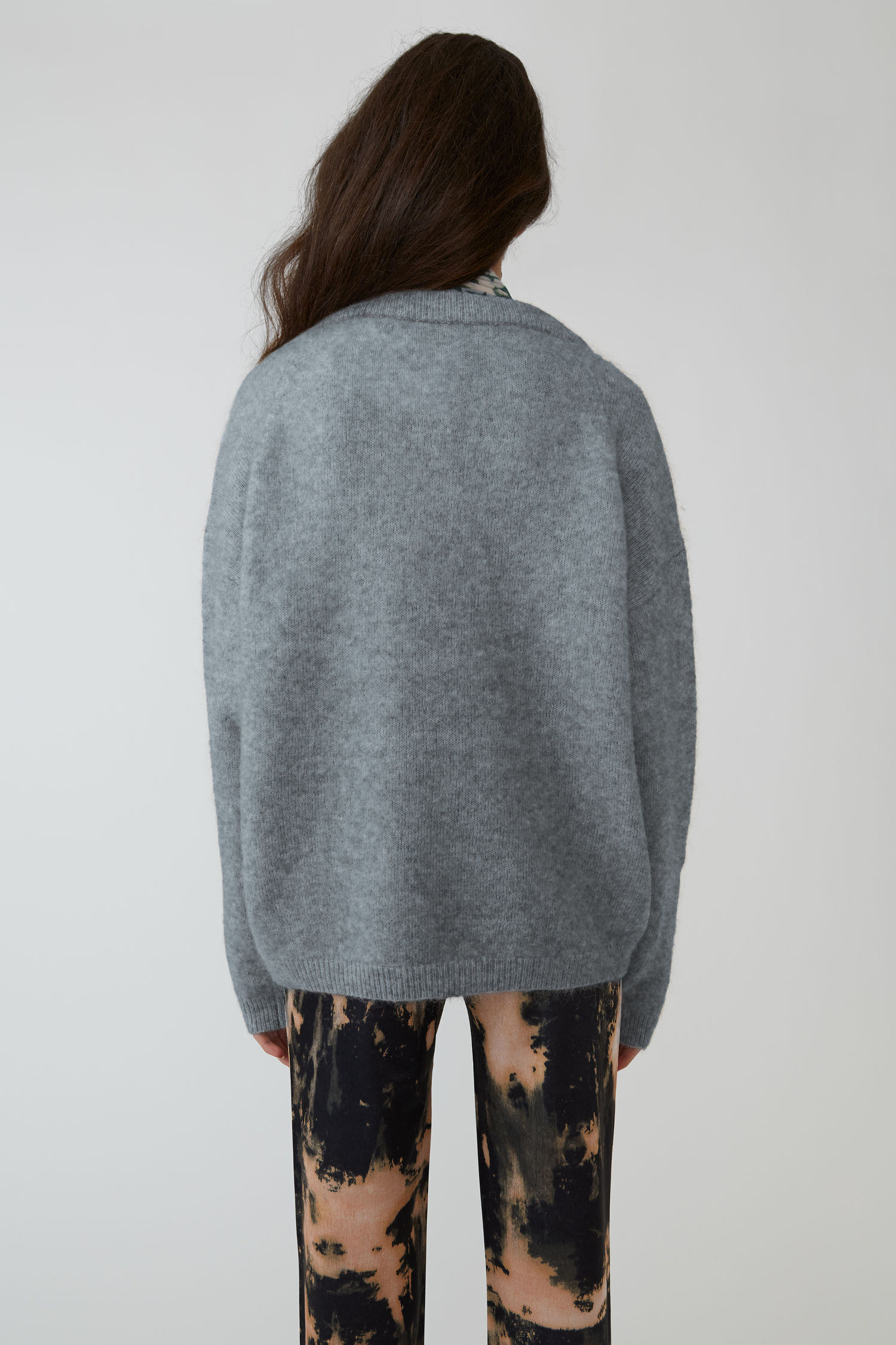 ACNE STUDIOS Dramatic Moh Grey Melange