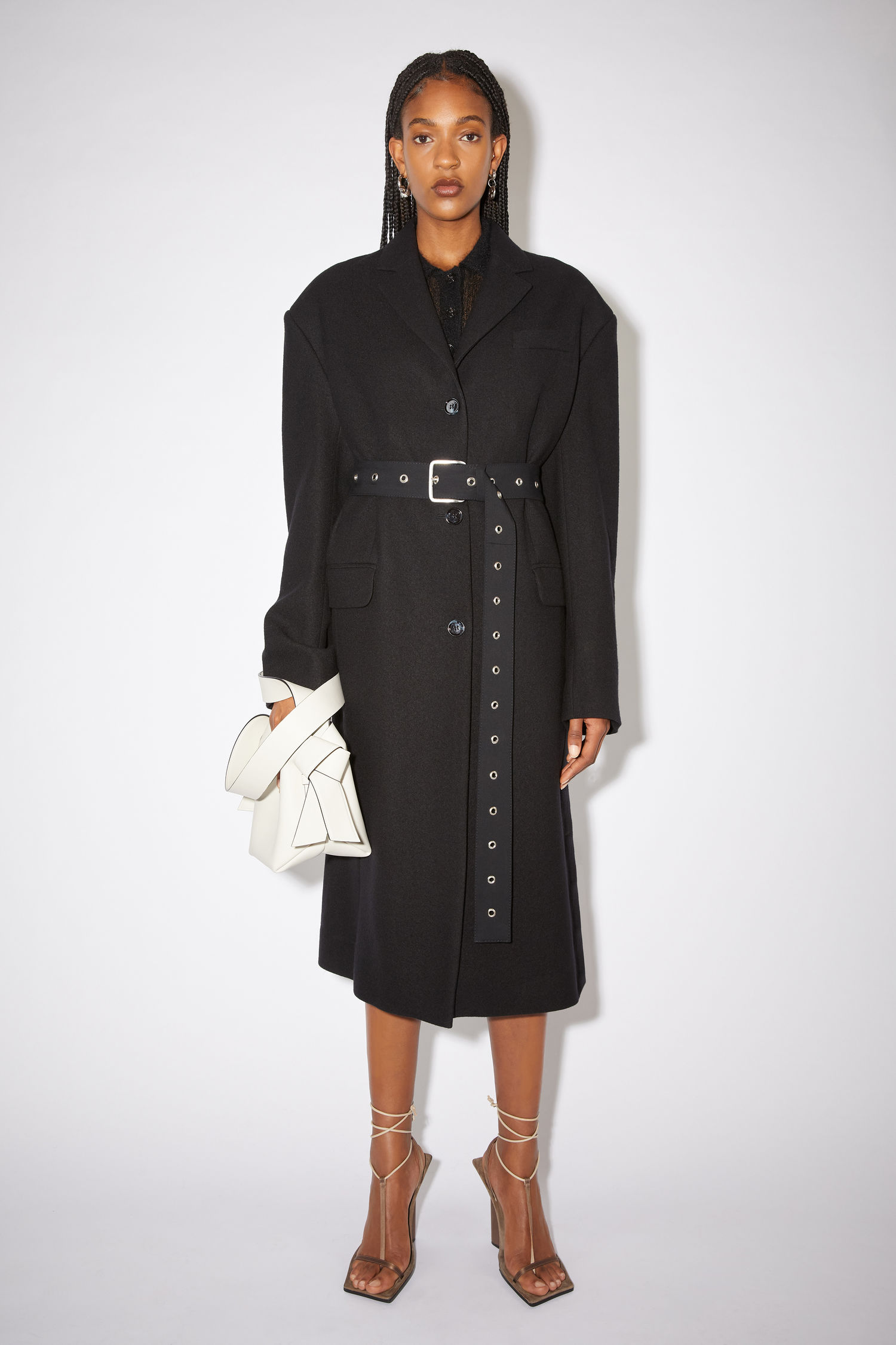acne belted coat