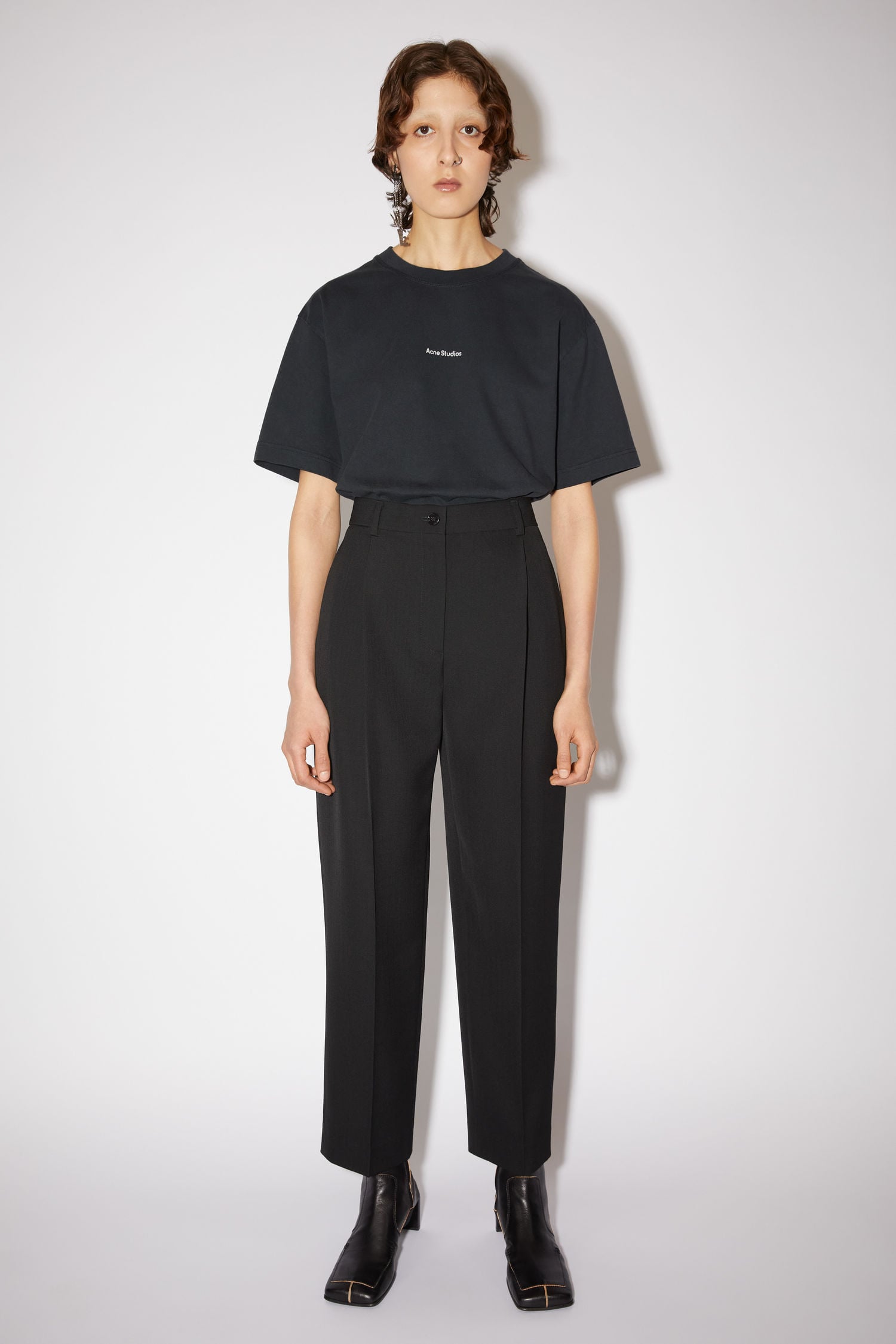 Acne Studios - Pleated trousers - Black