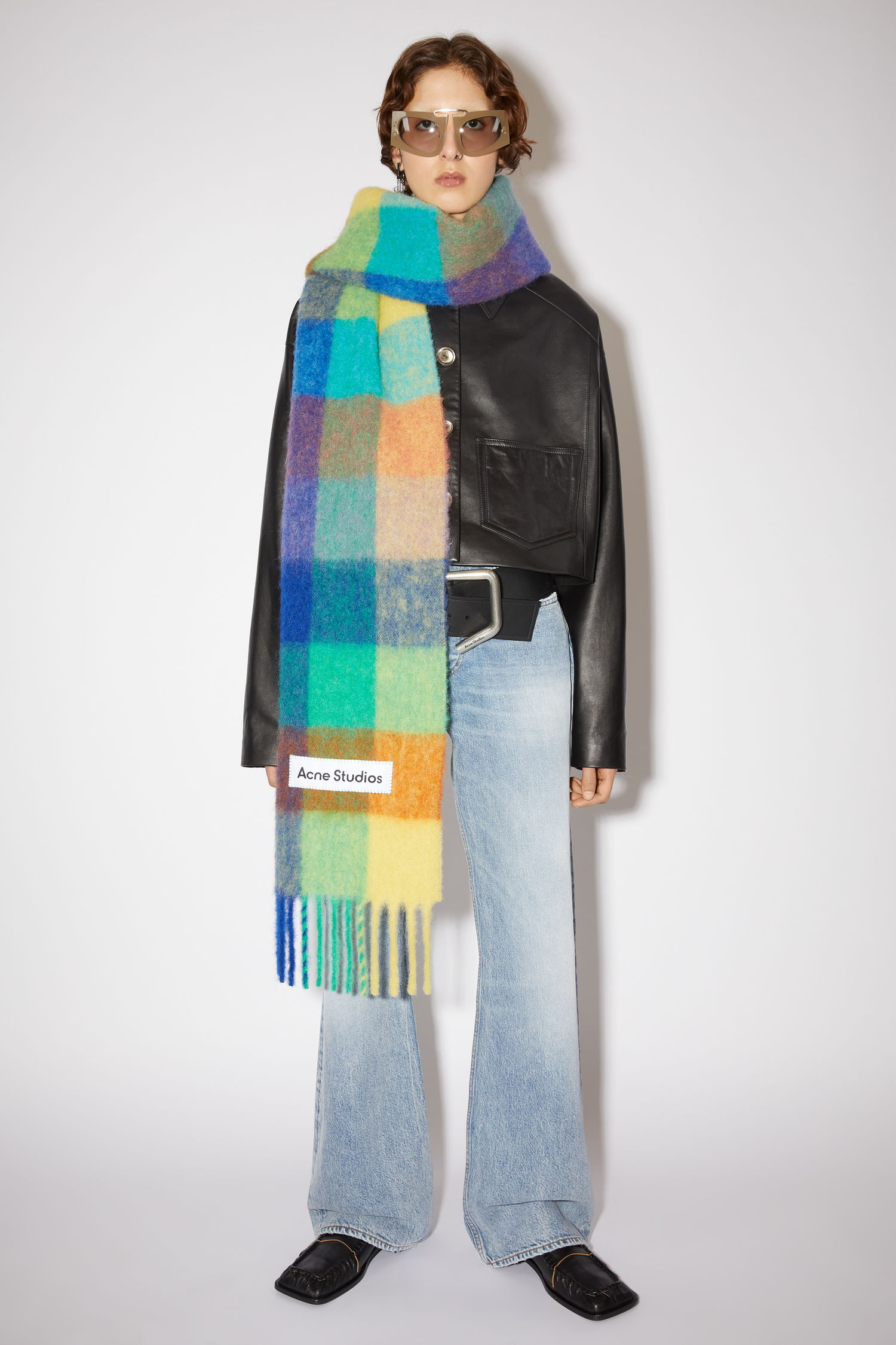Acne studios chunky scarf multicoloured