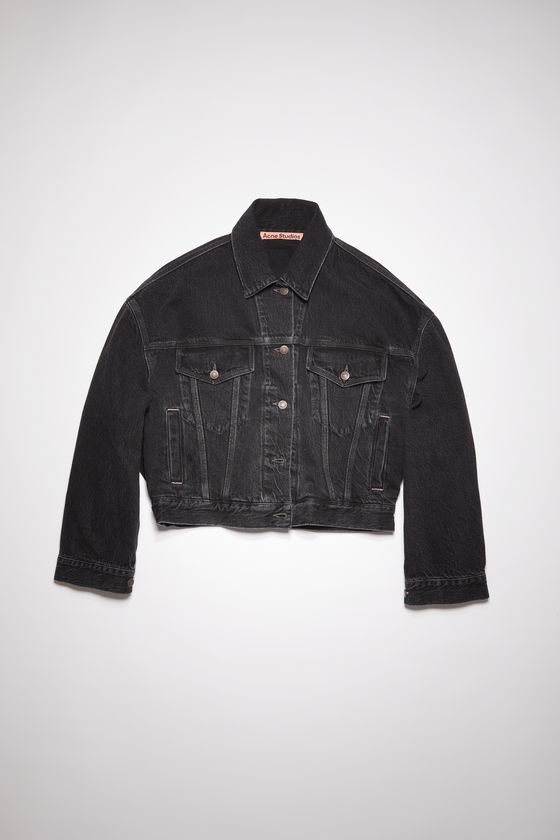 ACNE STUDIOS ペイント加工2トーンクロップドジャケット | www