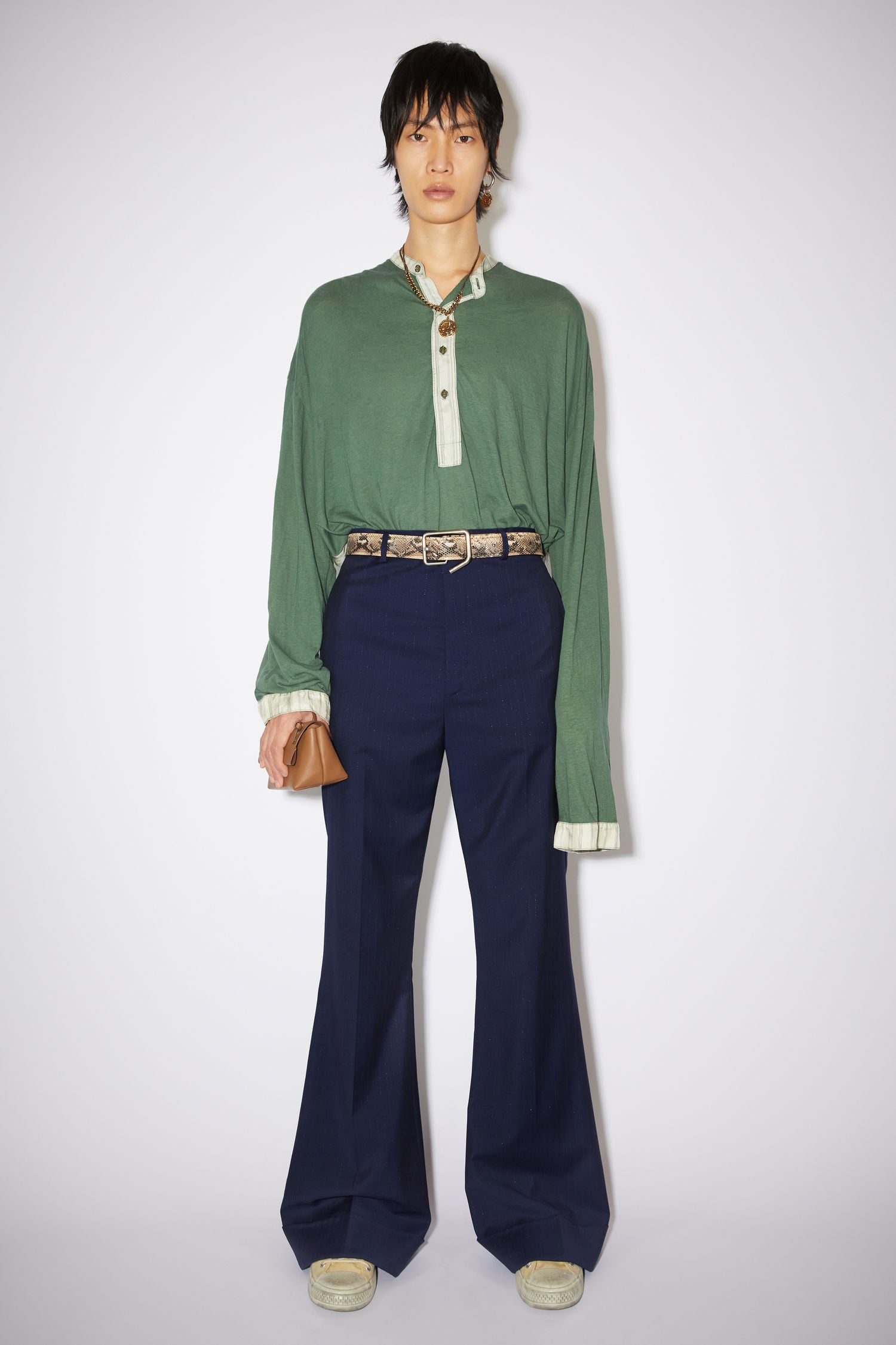 Acne Studios - Flared trousers - Dark Blue