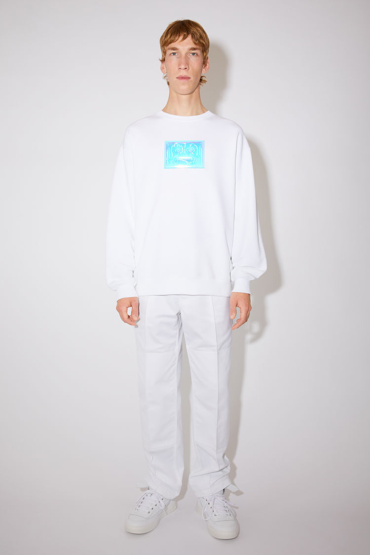 acne studios white sweatshirt