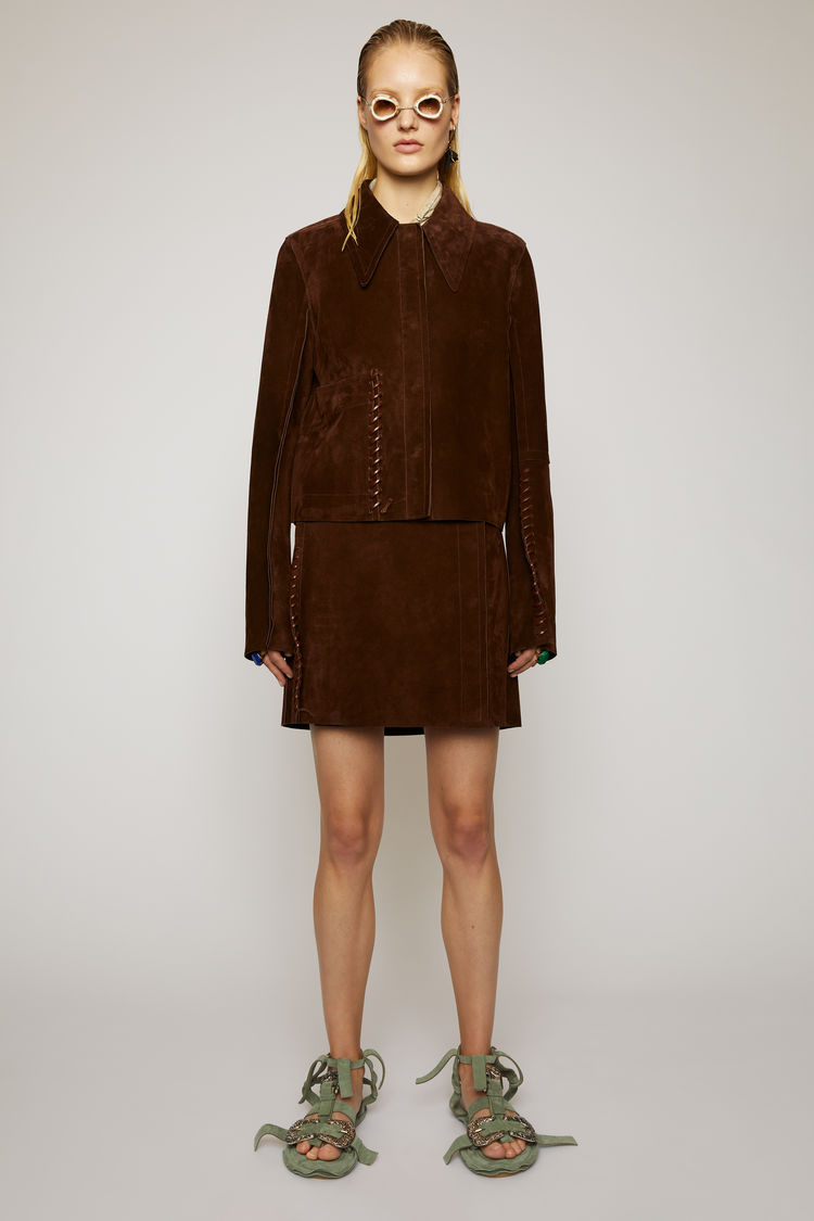 acne studios suede jacket