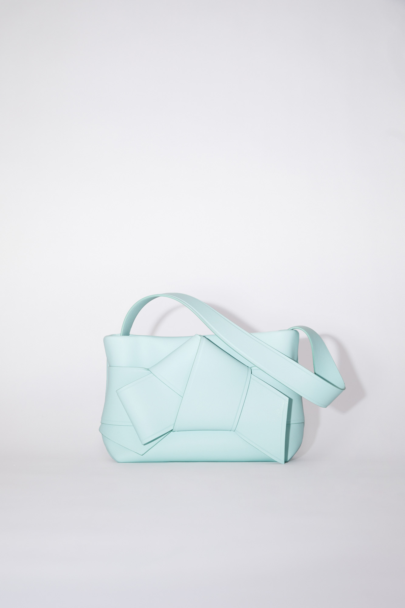 Acne Studios Musubi Shoulder Bag In Pastel Green