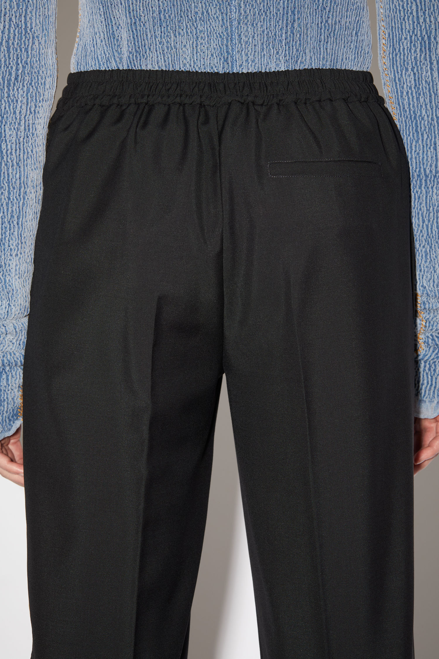 Acne Studios - Wool blend trousers - Black