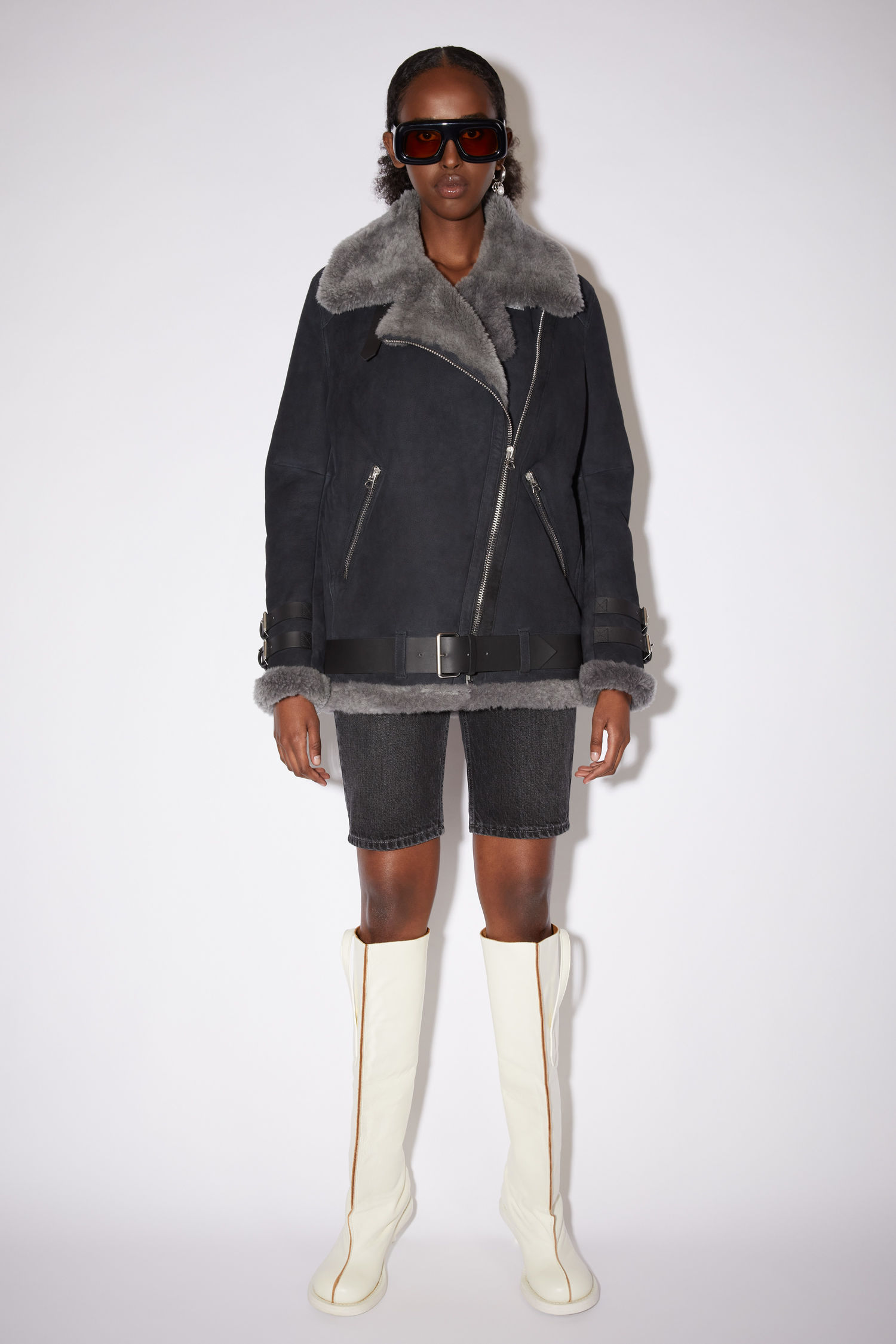 aviator black jacket