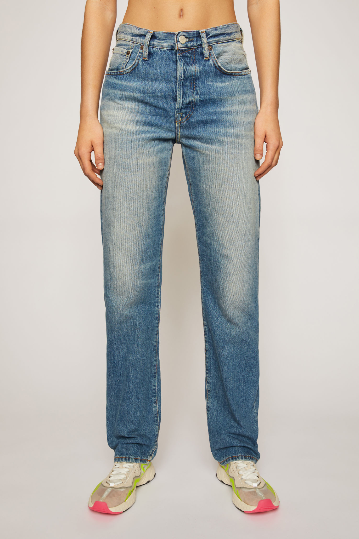 Acne Studios - Classic fit jeans - Mid Blue