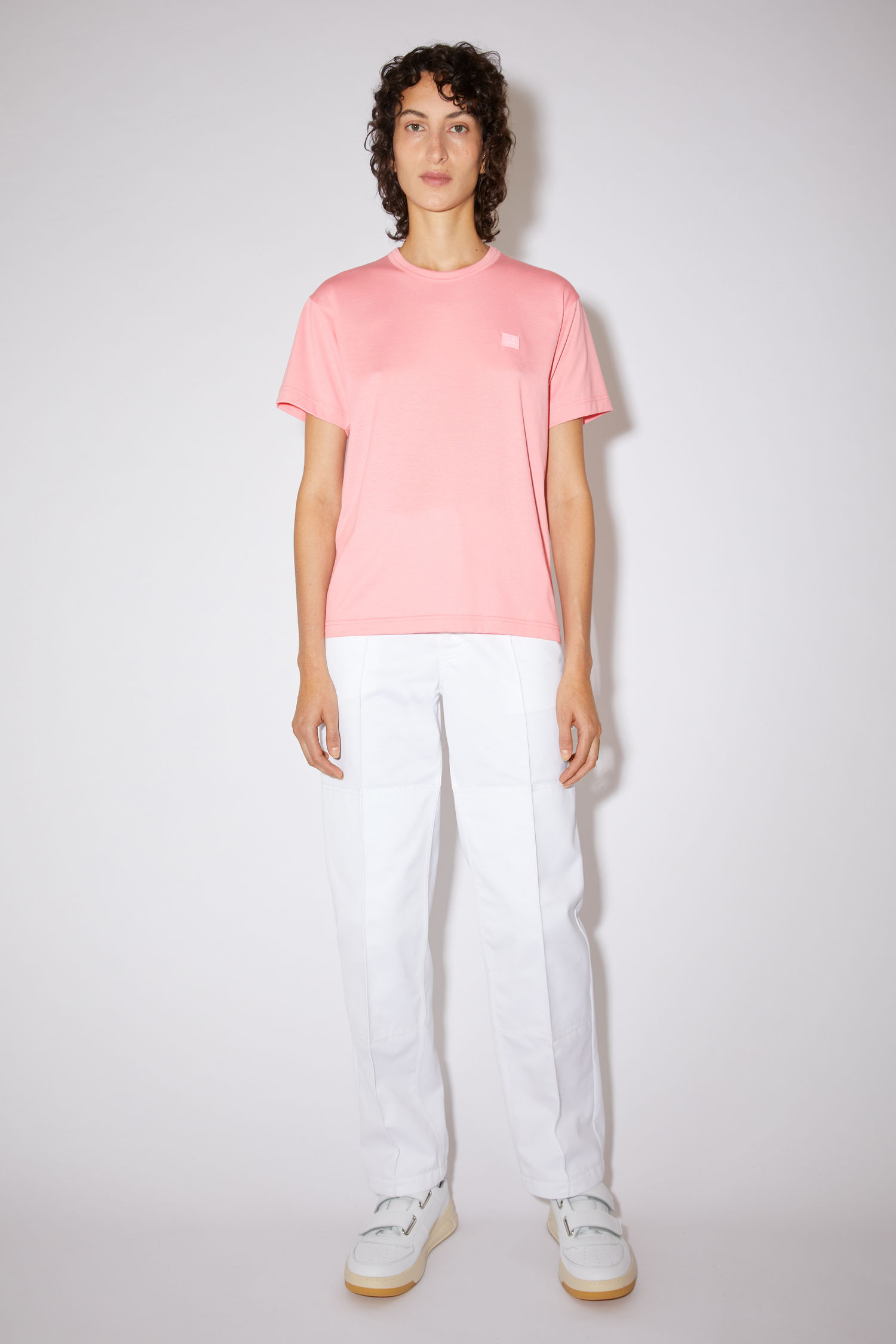 아크네 스튜디오 반팔티 Acne Studios Crew neck t-shirt - Blush pink