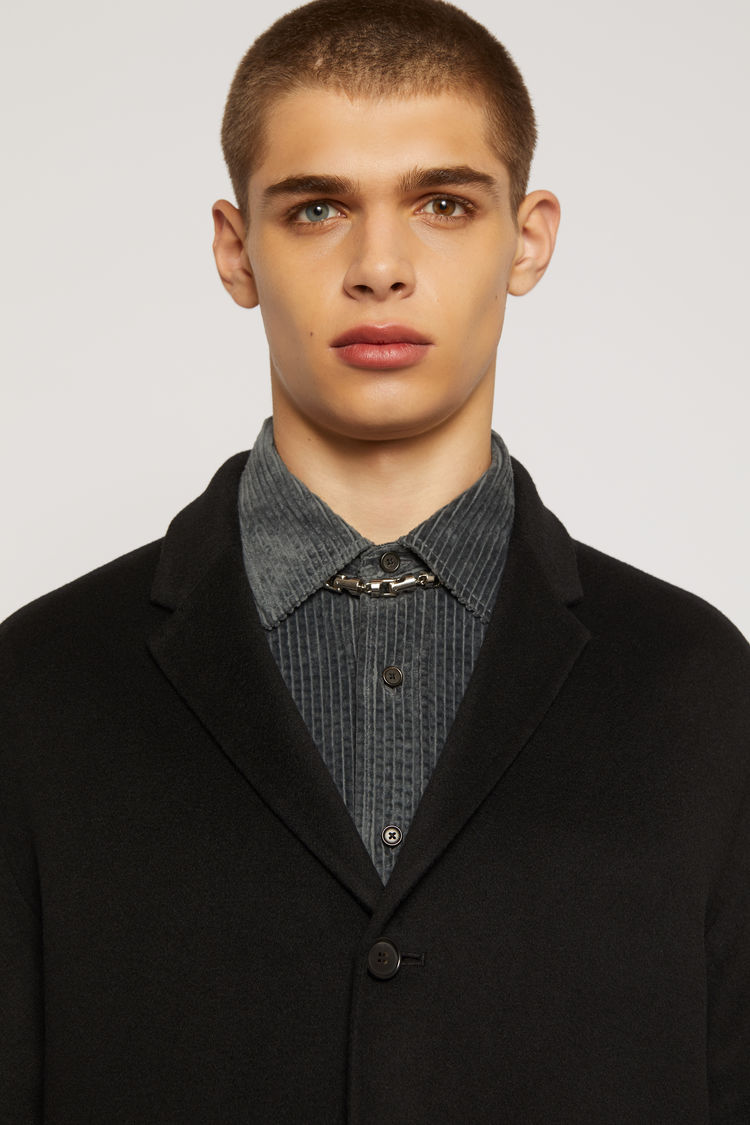 Acne Studios Double-faced Wool Coat Black