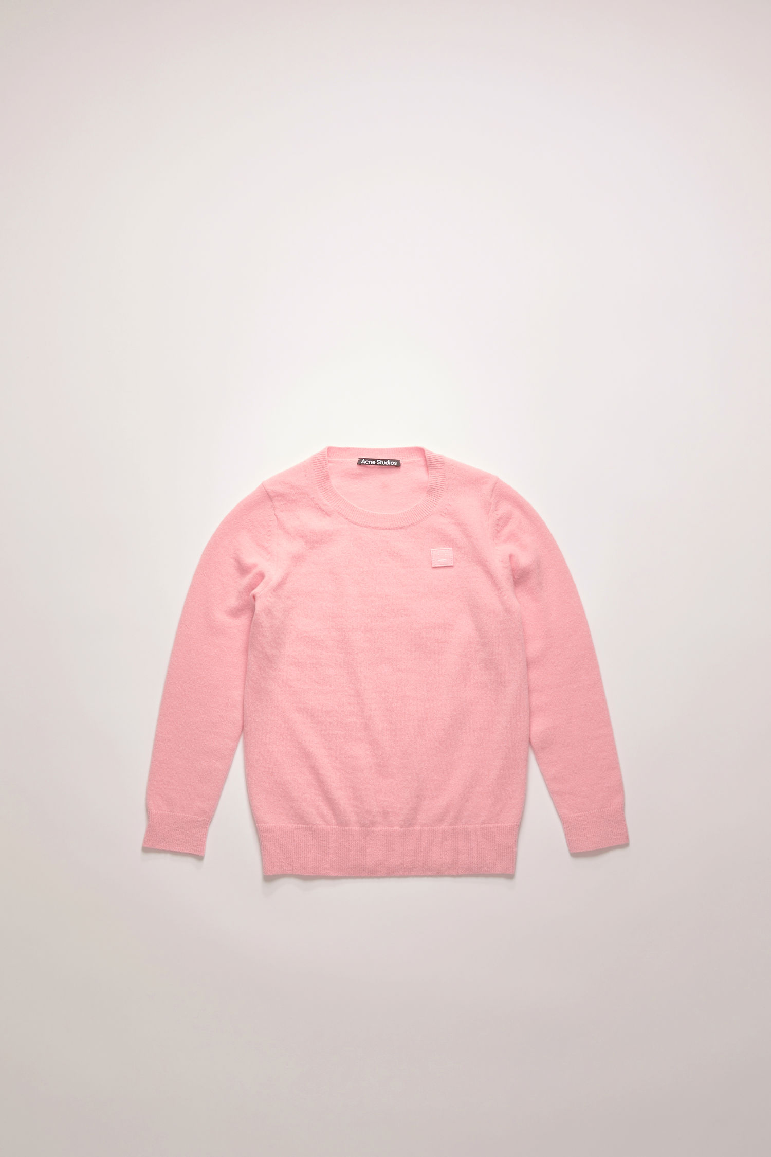 아크네 스튜디오 키즈 스웨터 Acne Studios Wool crew neck sweater - Blush pink
