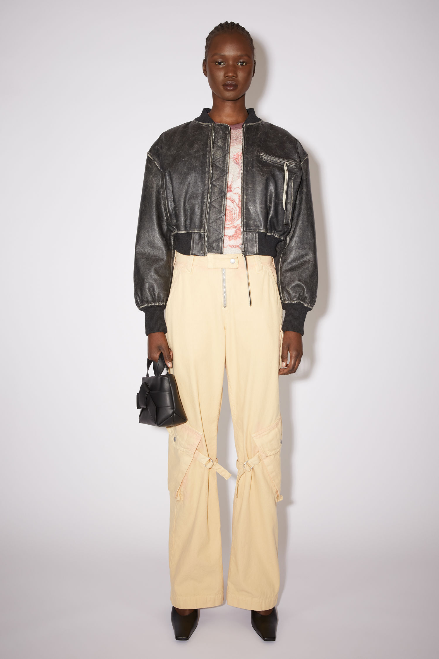 acne studios black bomber jacket