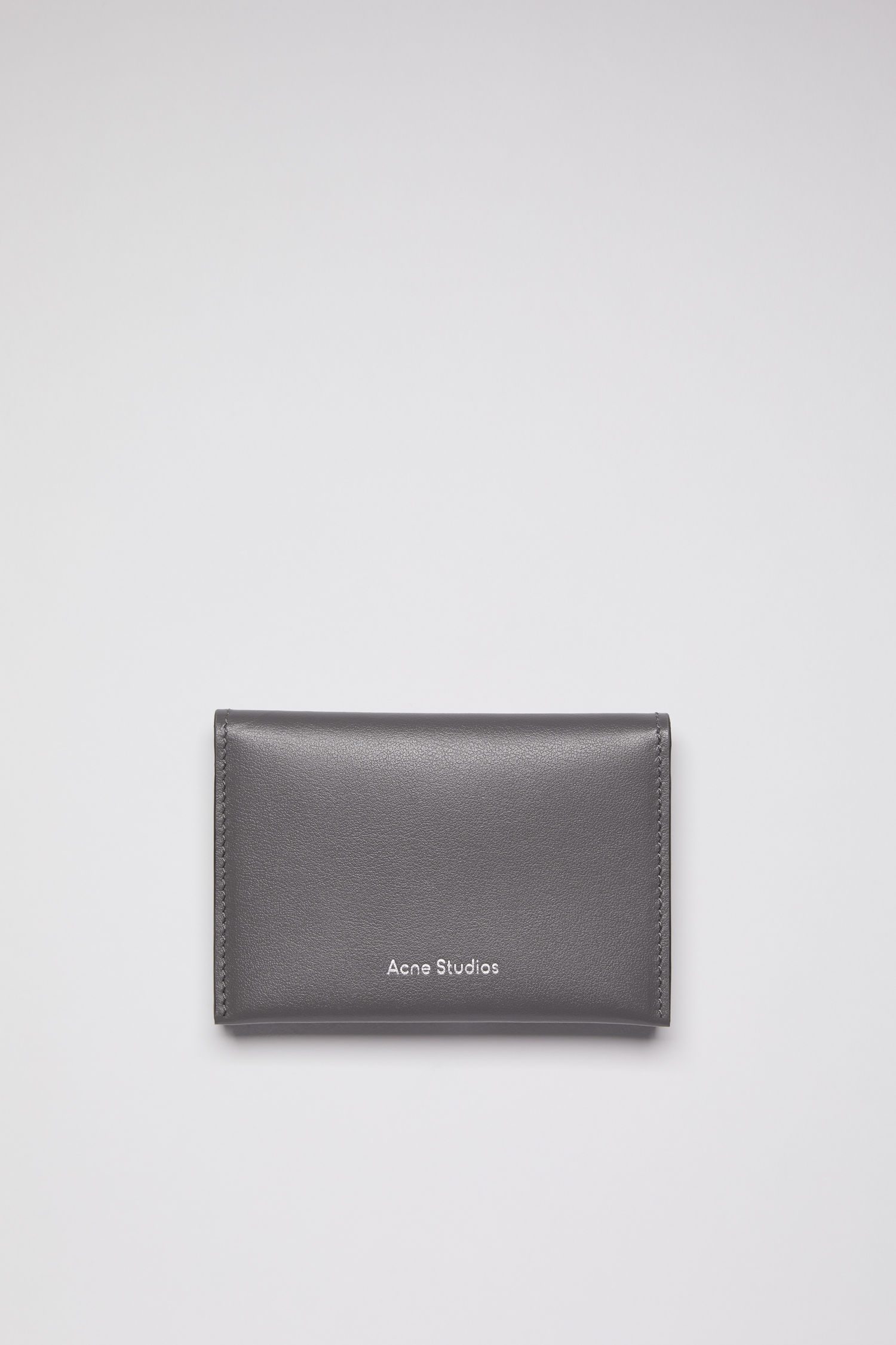 아크네 스튜디오 카드 지갑 Acne Studios Leather card case - Dark grey