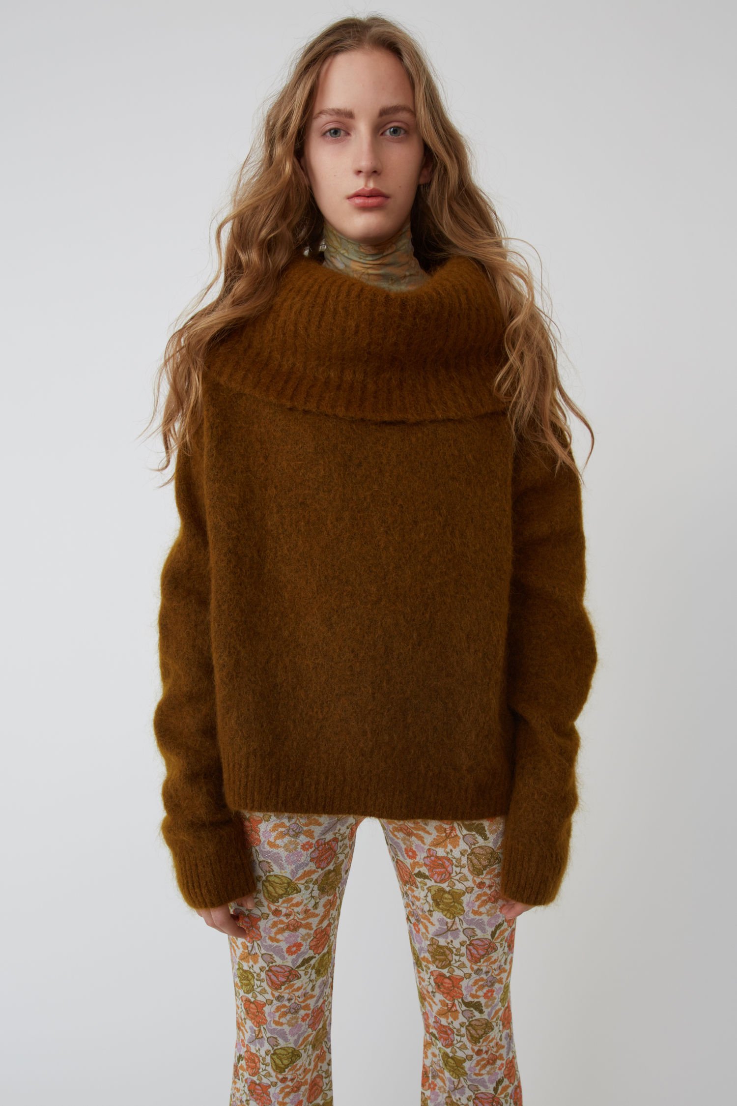 acne studio off shoulder sweater